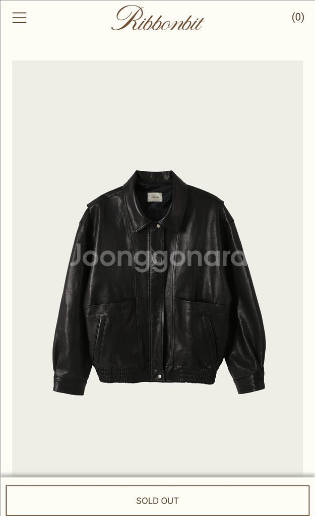 리본빛Carmen Leather Jacket--9