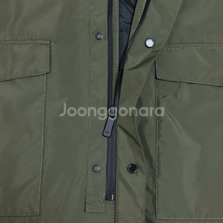 자라 남성 워터프루프 언밸런스 파카--8