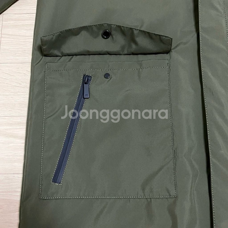 자라 남성 워터프루프 언밸런스 파카--7