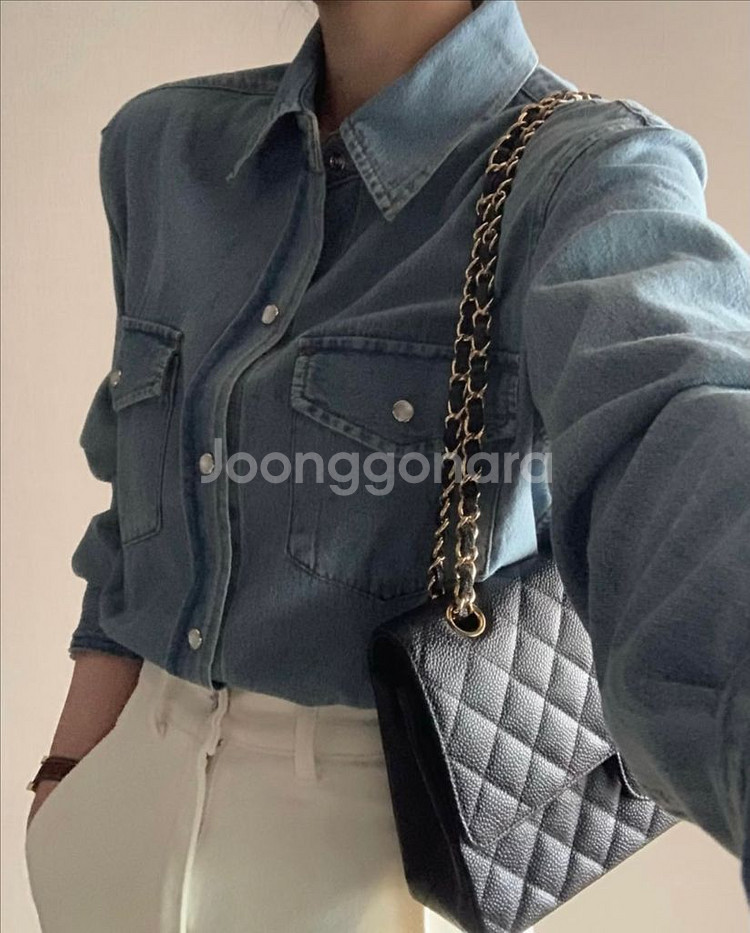 모아빈 자체제작 아르떼 청남방 새상품--1