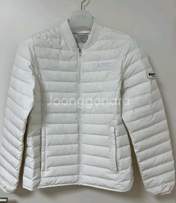 새상품급 디스커버리 구스 경량패딩90--0