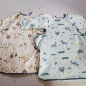 벨베이비 자기주도 이유식 턱받이 긴팔 새상품