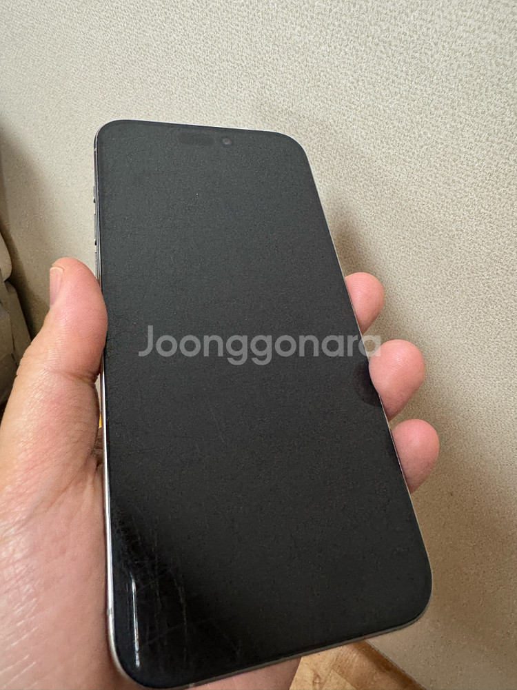 아이폰 15 프로 맥스 내추럴티타늄 256GB(박스ㅇ,--10