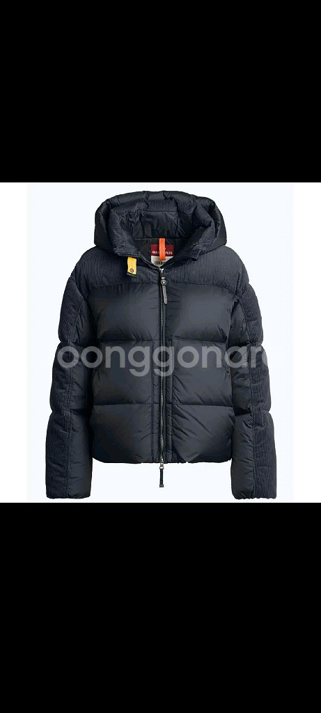 파라점퍼스 여성 코듀로이 푸퍼 패딩 M 95--0