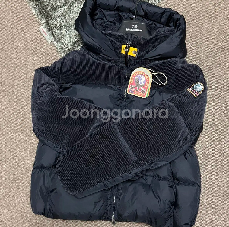 파라점퍼스 여성 코듀로이 푸퍼 패딩 M 95--2