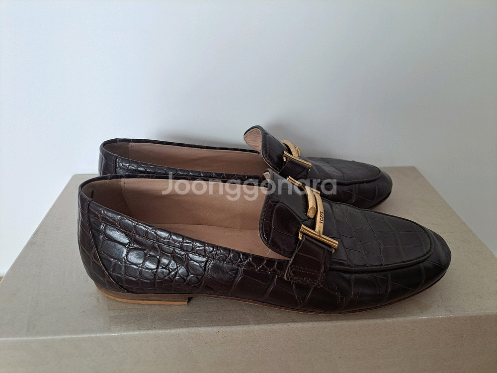 TODS 토즈 브라운 여성 로퍼 225~230--2