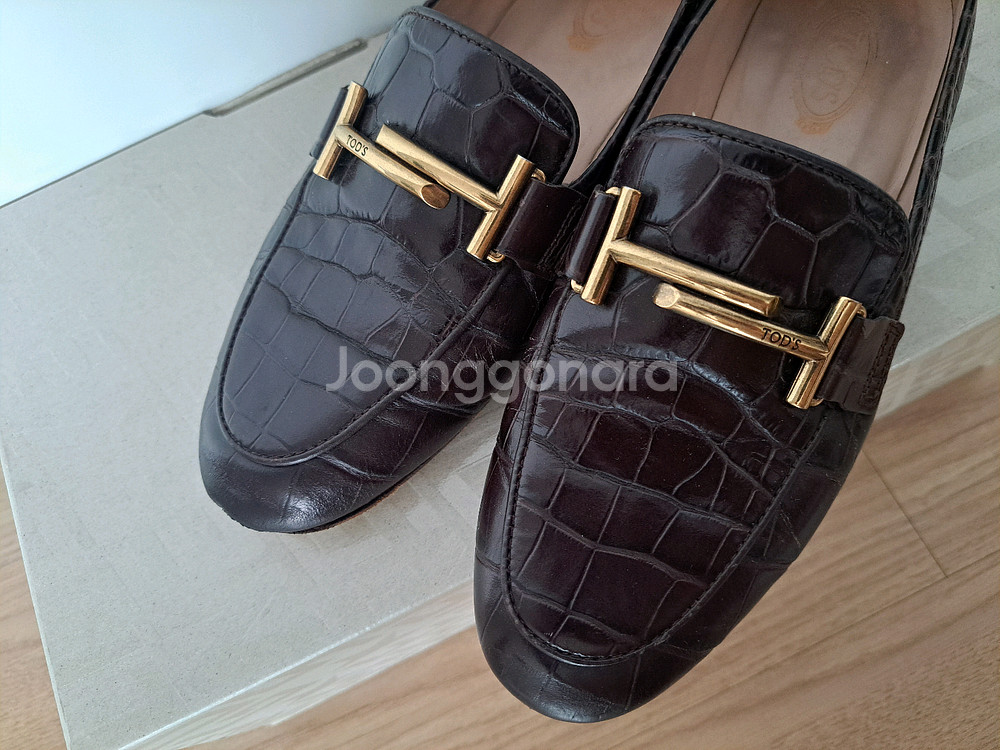 TODS 토즈 브라운 여성 로퍼 225~230--3