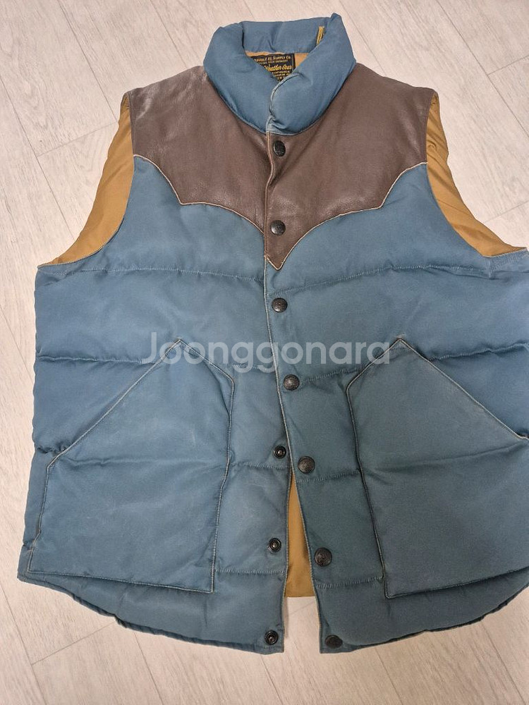 rrl 요크 패딩 베스트(m사이즈)--0