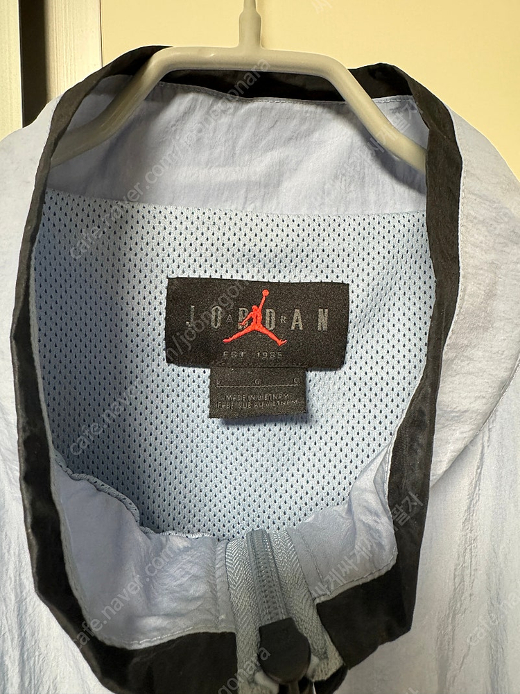 나이키 조던 우븐 바람막이 자켓 그레이 블루 M--3