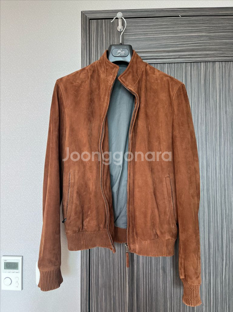 애나킴 스웨이드쟈켓 부티 새상품--0