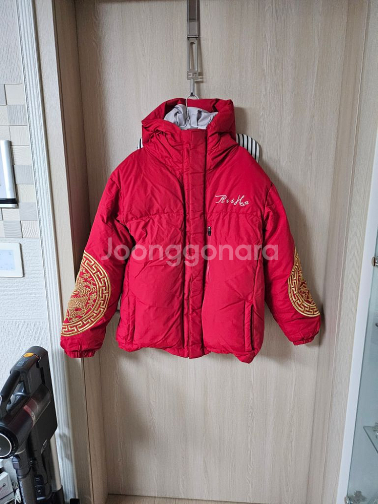 한국디자이너 패딩 아시하 곤룡포 패딩 사이즈 L새상품--0