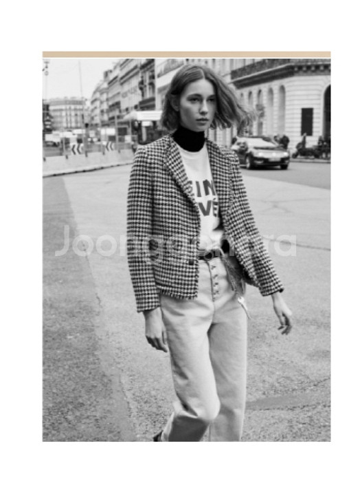 끌로디피에로 하운드투스 트위드 자켓 36 사이즈 정품--2