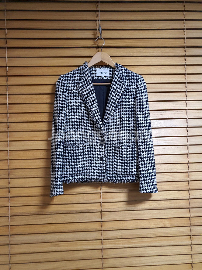 끌로디피에로 하운드투스 트위드 자켓 36 사이즈 정품--3
