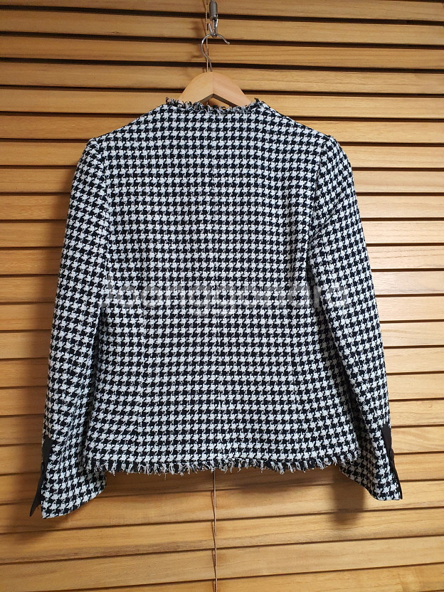 끌로디피에로 하운드투스 트위드 자켓 36 사이즈 정품--6
