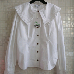 ((새상품)) 가니 화이트 블라우스