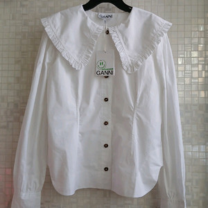 ((새상품)) 가니 화이트 블라우스