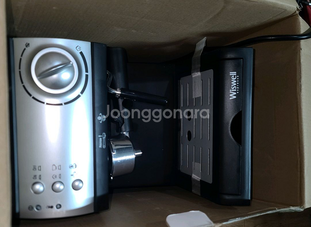 위즈웰 커피머신 새상품--1