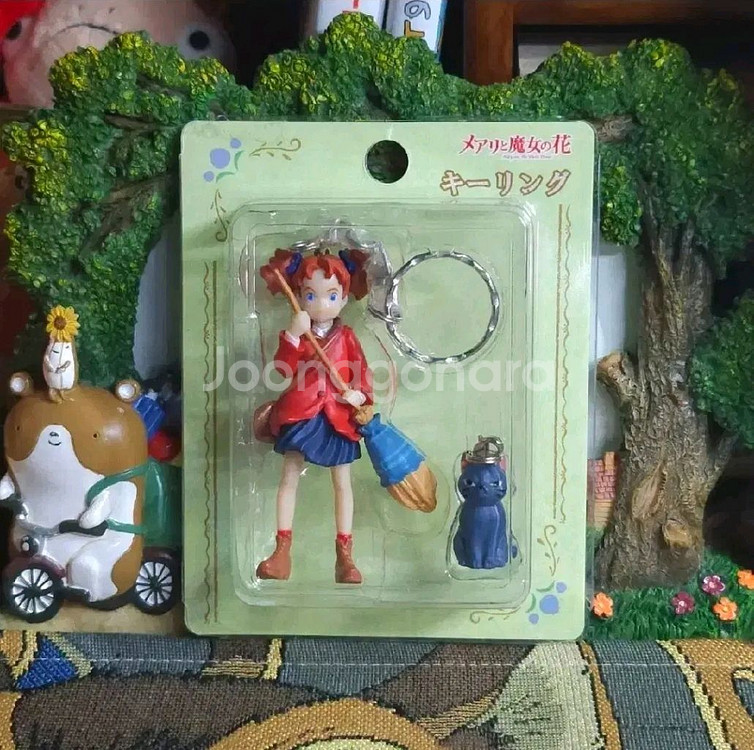 [일본정품] 지브리 메리와마녀의꽃 키링--0