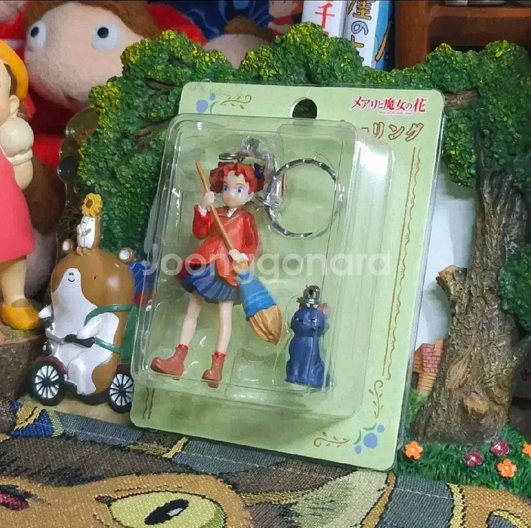 [일본정품] 지브리 메리와마녀의꽃 키링--1