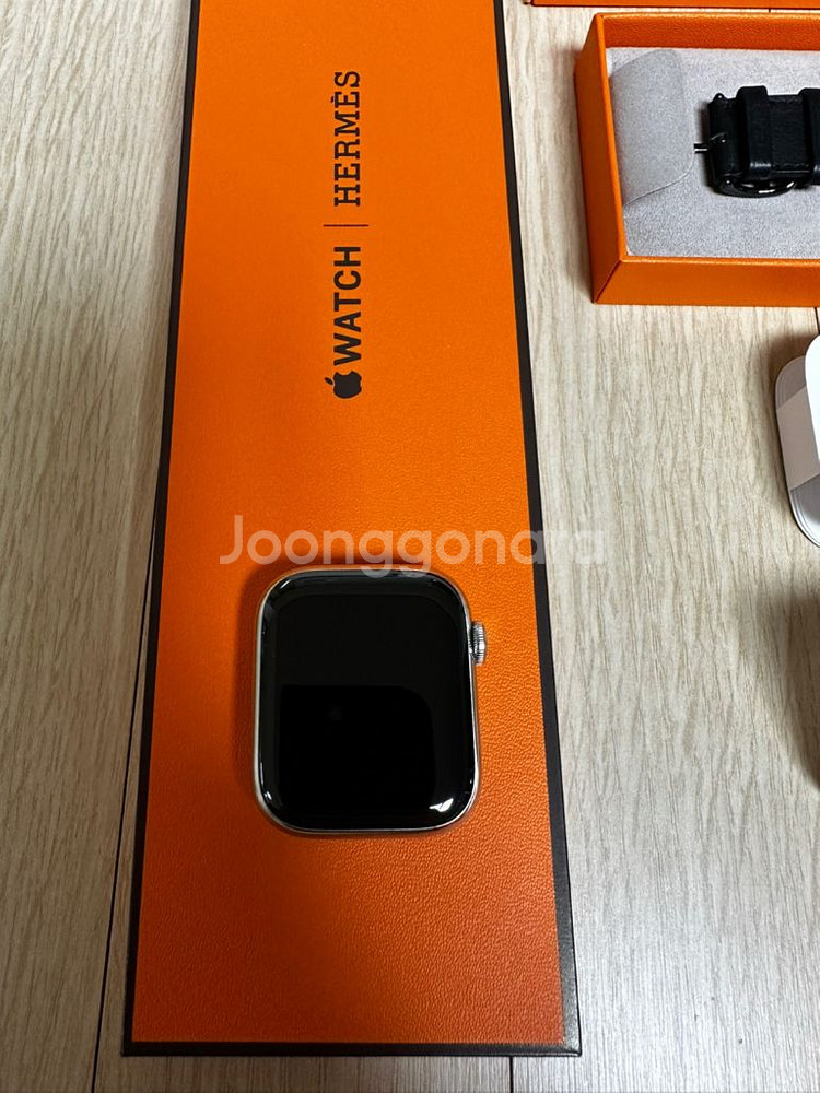 애플워치8 에르메스 실버 45mm--2