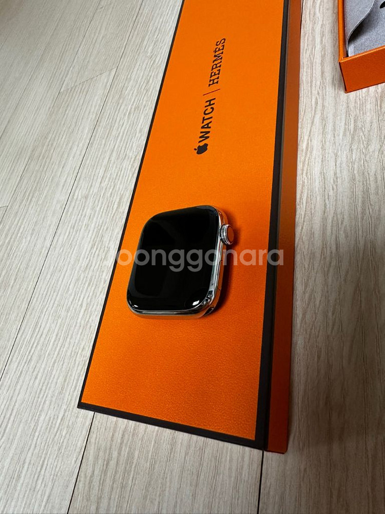 애플워치8 에르메스 실버 45mm--4