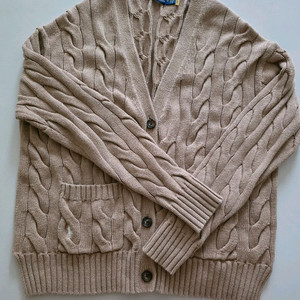 폴로 케이블 꽈베기 가디건 m 입니다