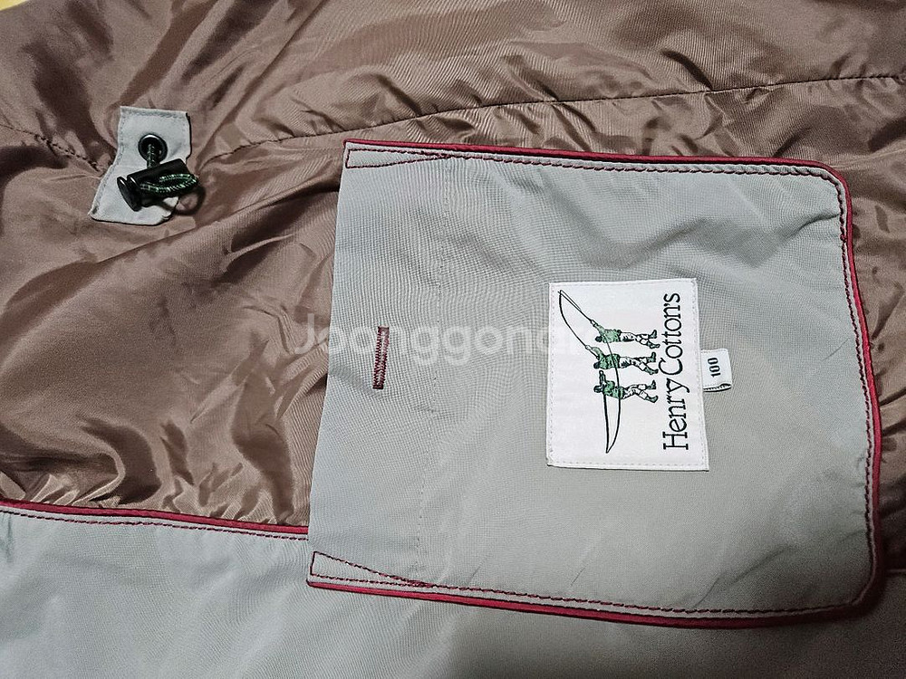 헨리코튼 자켓 100사이즈--6