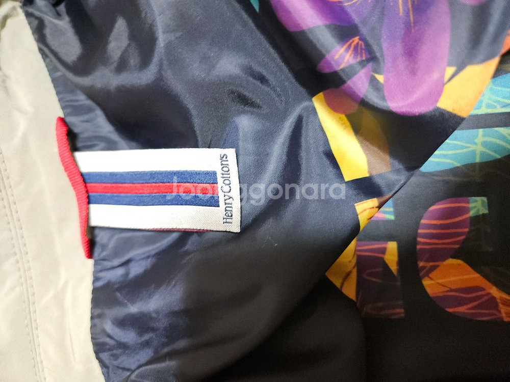 헨리코튼 자켓 100사이즈--8