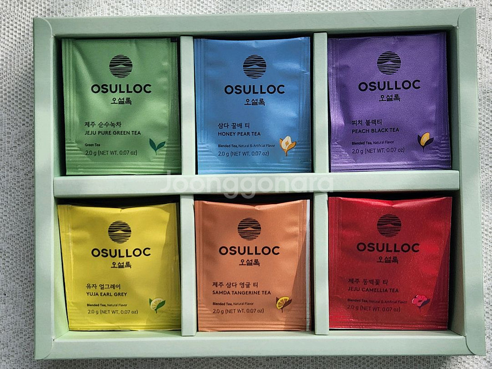 오설록 티 선물세트 (제주 녹차 외)--0