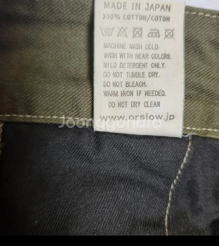 orSLOW 오어슬로우 퍼티그 팬츠 카키 3 (32~3--9