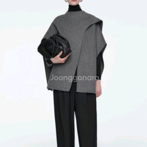 코스 스타일 케이프 회색(정품x)7만원