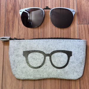 편광 초경량 클립 선글라스 포터블 광변색 미러블루