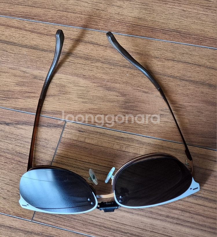 편광 초경량 클립 선글라스 포터블 광변색 미러블루--3