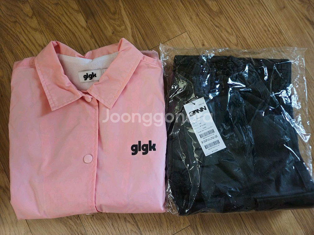 glgk 코치자켓 핑크150 sann 카모팬츠 140--0