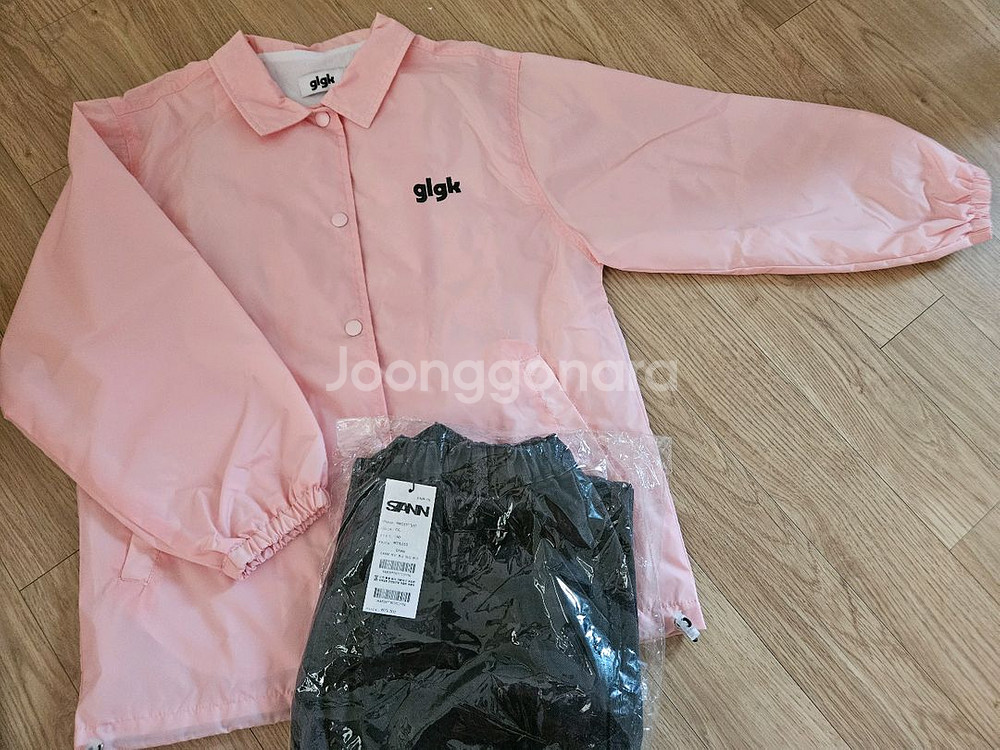 glgk 코치자켓 핑크150 sann 카모팬츠 140--2