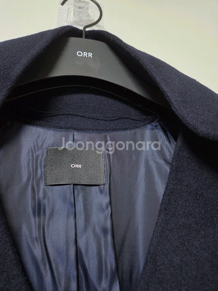 오르 orr 스카프 셋업 울 캐시미어 코트 m (새옷)--7