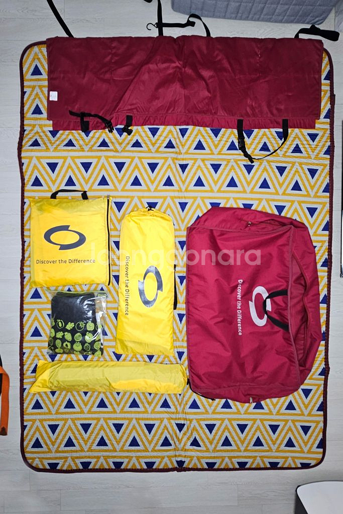 QM5 차박 꼬리텐트 , 타프, 매트 세트--2