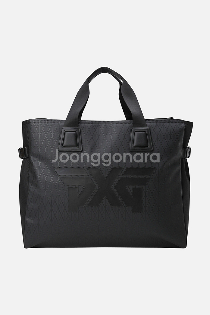 pxg 패턴 보스턴백 토트백형 블랙 새상품--0