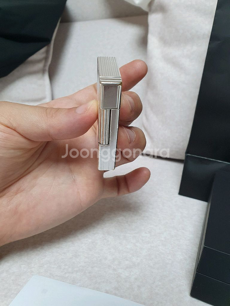 정품 듀퐁라이터 라인2 ca18137 개츠비 실버 듀퐁--3