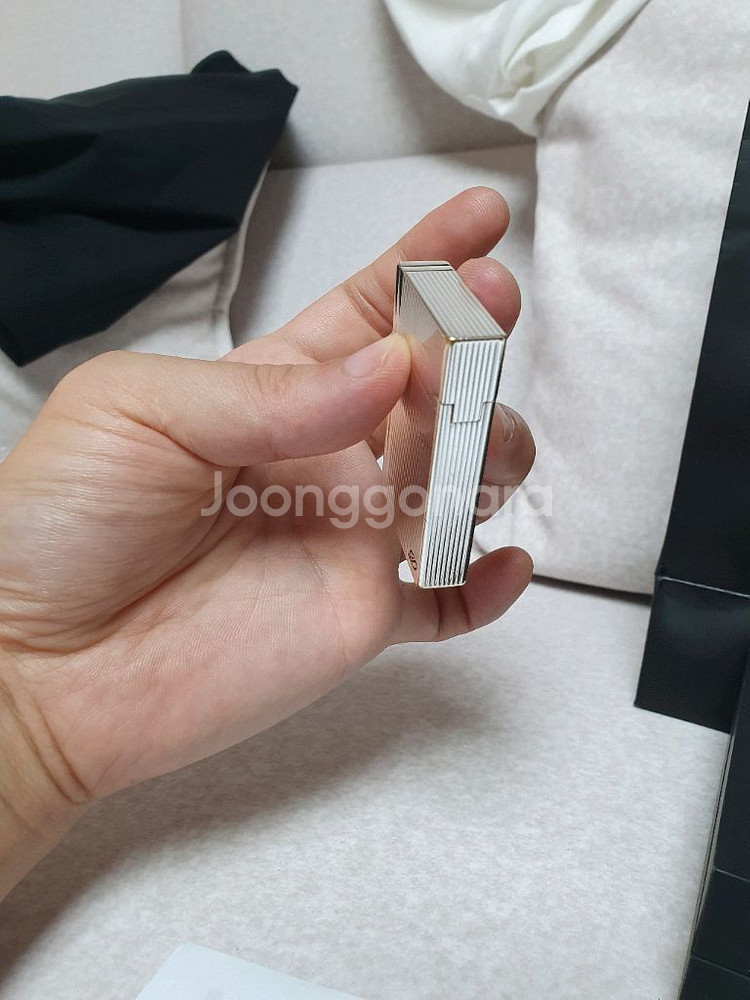 정품 듀퐁라이터 라인2 ca18137 개츠비 실버 듀퐁--4