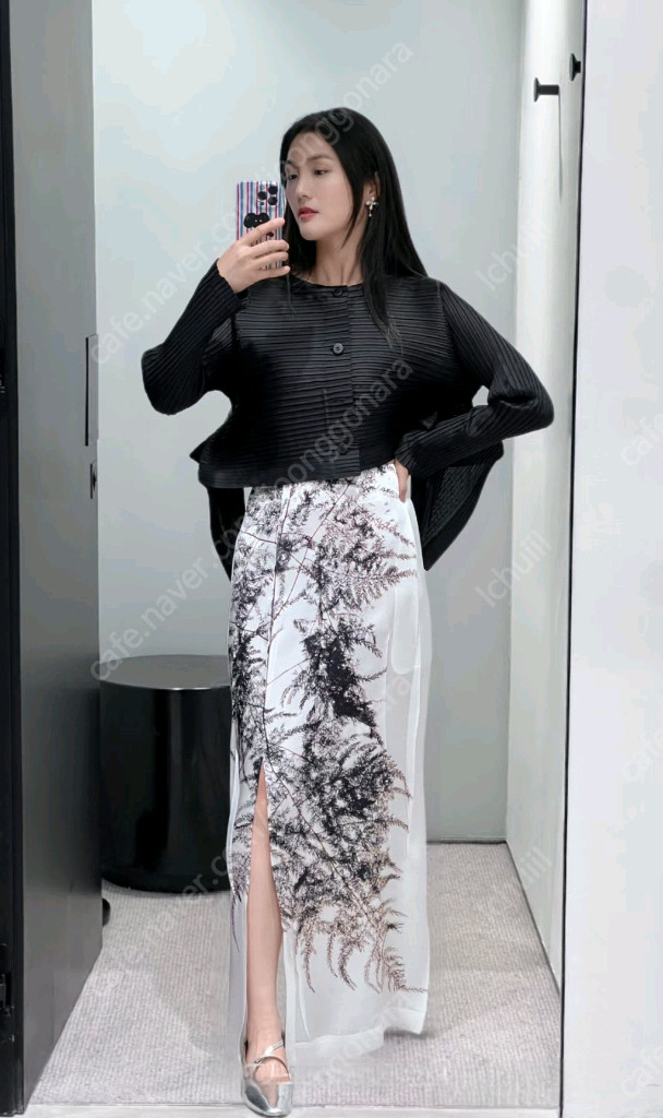 이세이미야케 팬넬 자켓 가디건 , 플리츠플리즈--5