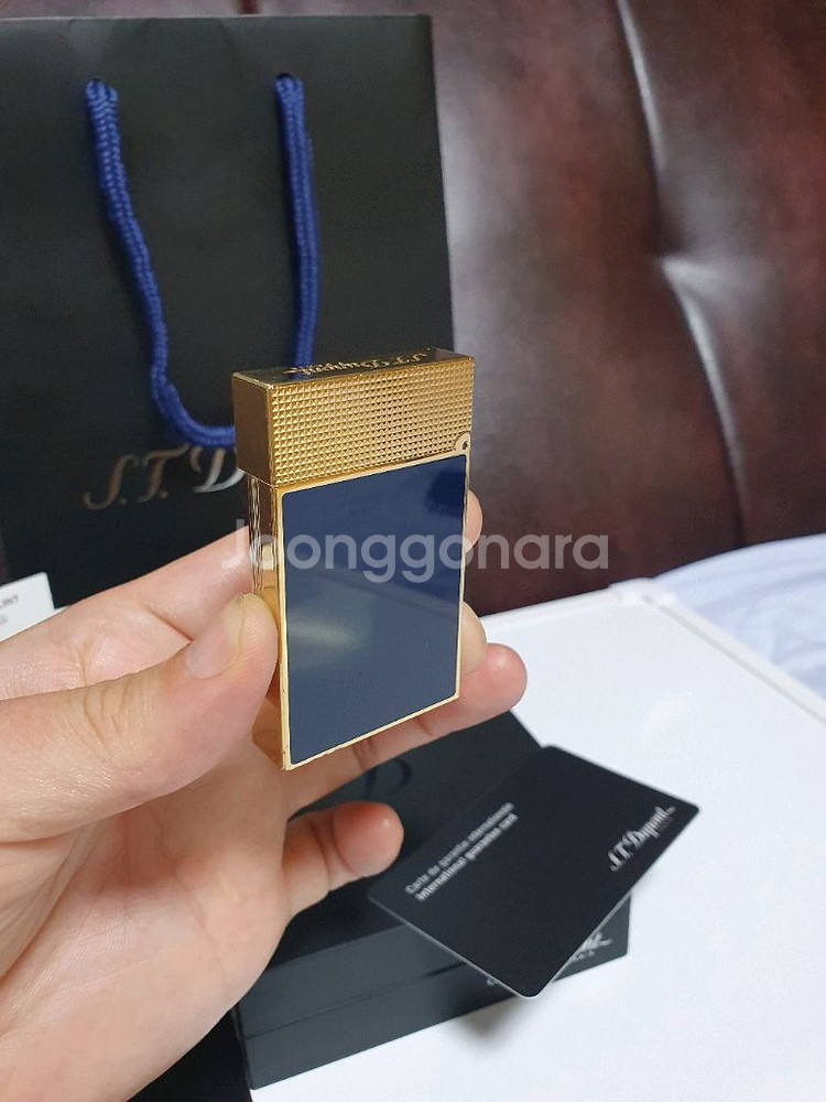 풀세트 듀퐁라이터 뉴 라인2 신형 ca16457 블루--1