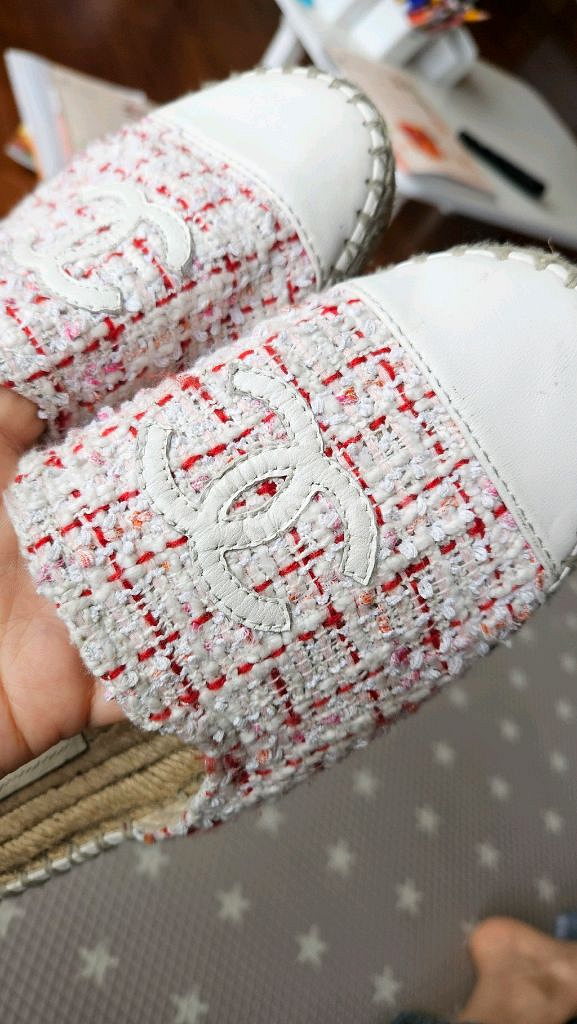 샤넬 트위드뮬 36c--1