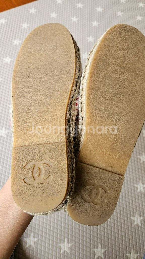 샤넬 트위드뮬 36c--3