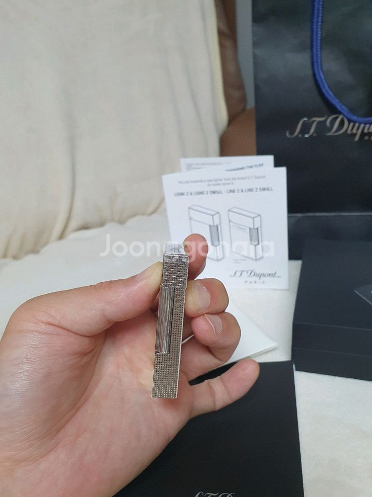 풀세트 듀퐁라이터 뉴 라인2 신형 ca16455 팔라듐--3