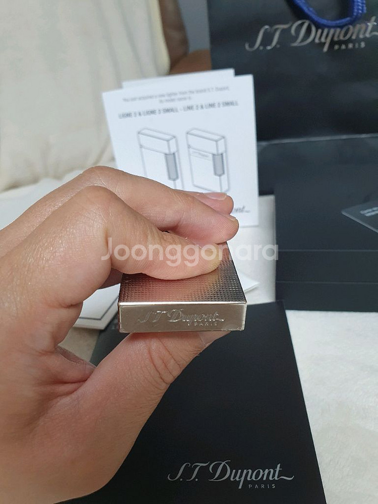 풀세트 듀퐁라이터 뉴 라인2 신형 ca16455 팔라듐--5