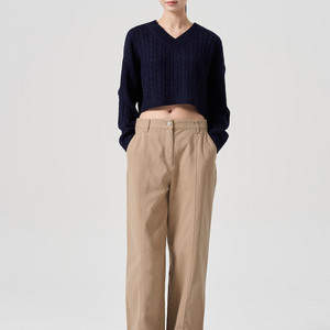 [미개봉새제품] 에잇세컨즈 코튼 반밴딩 와이드 팬츠