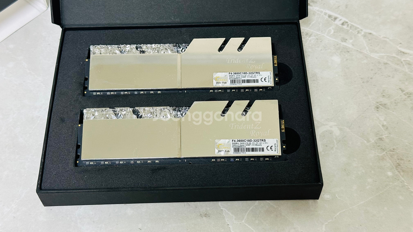 G.skill Tridentz royal 실버 32gb--2