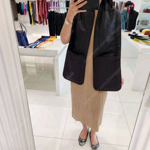플리츠플리즈 패티드 머플러,스카프