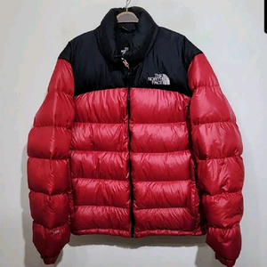 노스페이스 눕시 패딩점퍼 검빨 거위털 700 다운자켓